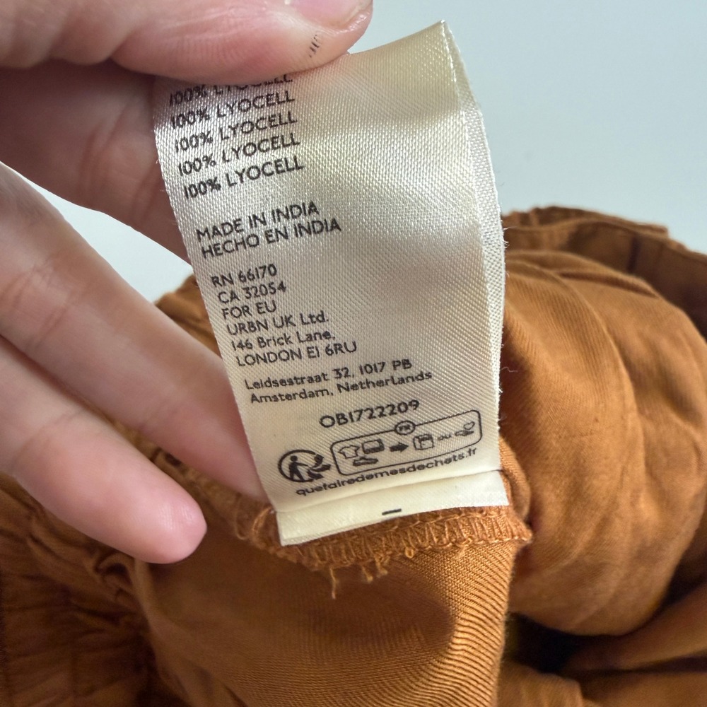 Free People Womens Rust Brown Lyocell Cargo Jogger Pants OB1722209 Size L - Picture 7 of 10